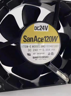 9WG1224G1D01 全新正品三洋 SANACE120W 24V 0.5A 12038 散热风扇