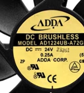 ADDA AD1224UB/UX/HB/-A72GL/A73GL/A76GL 24V 12025轴流散热风扇
