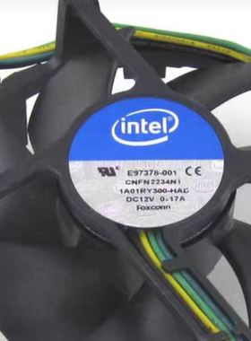 Intel英特尔 E97378-001 12V 0.17A CPU风扇 架构1155/1150/1156