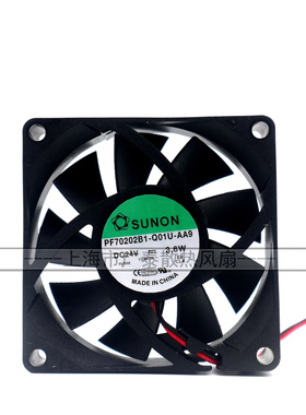 全新SUNON 建准PF70202B1-Q01U-AA9 DC24V 3.6W 7020 7CM散热风扇