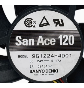 原装正品SanAce120 9G1224H4D01 24V 0.17A 12cm 变频器 散热风扇