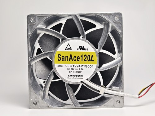 全新三洋9LG1224P1S001 12038mm 24v 1.6A全金属耐高温散热风扇