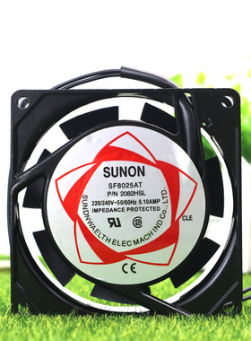 P/N2082HSL/HBL SUNON/建准SF8025AT SF23080AT 8CM 220V 风扇