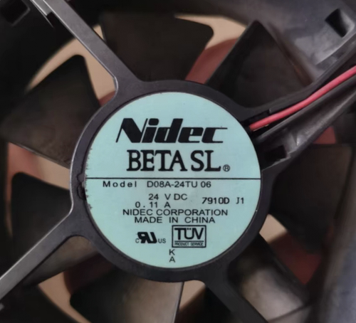 原装正品NIDEC D08A-24TS2 01 D08A-24TU 06 24V 变频器散热风扇