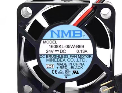 NMB 1608KL-05W-B69 24V 0.13A机床数控伺服放大器发那科散热风扇