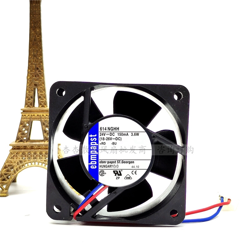 TYP EBM PAPST 614NH/NGN/NHH/NGH/NGHH/NHHR/JH 614N/2HH/2M 24V