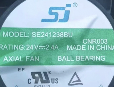 全新SJ生久 12CM SE241238BU 24V 2.40A 大风量 变频器散热风扇