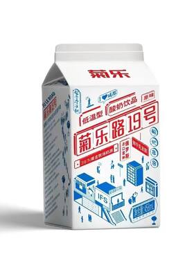菊乐路19号酸奶458ml四川特产低温酸牛奶生牛乳发酵成都老酸奶