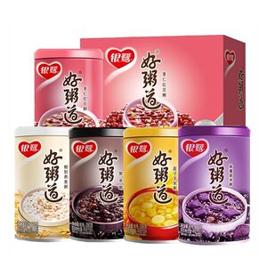 银鹭好粥道速食粥早餐粥椰奶燕麦薏仁紫薯紫米黑米粥八宝粥整箱装