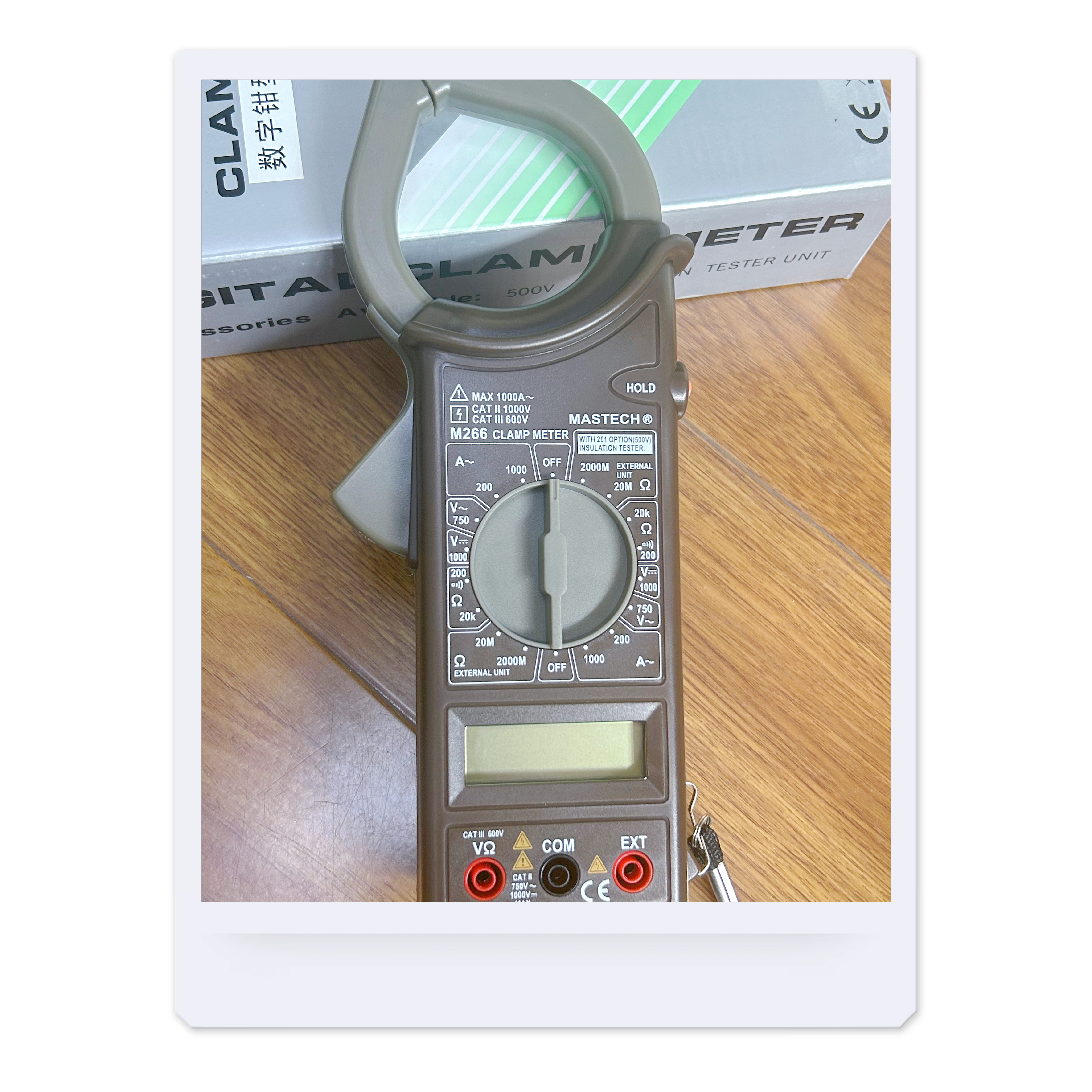 华仪MASTECH 交流钳形数字多用表M266/MS266F 全新/清仓特价