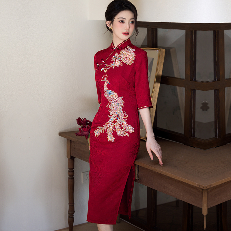 逸红颜官方懿菲独特漂亮槿爷四小姐名兰世家旗袍先生崔万志旗舰店