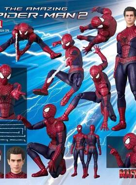 ko现货mafex 248漫威电影超凡蜘蛛侠2加菲尔德安德鲁可动手办模型