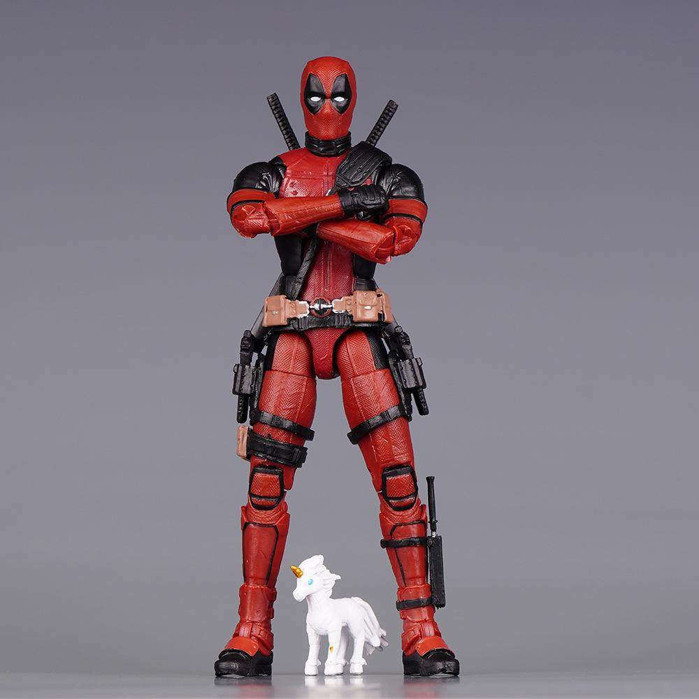 死侍3手办关节可动漫威英雄小贱贱独角兽模型DEADPOOL6寸玩具偶人