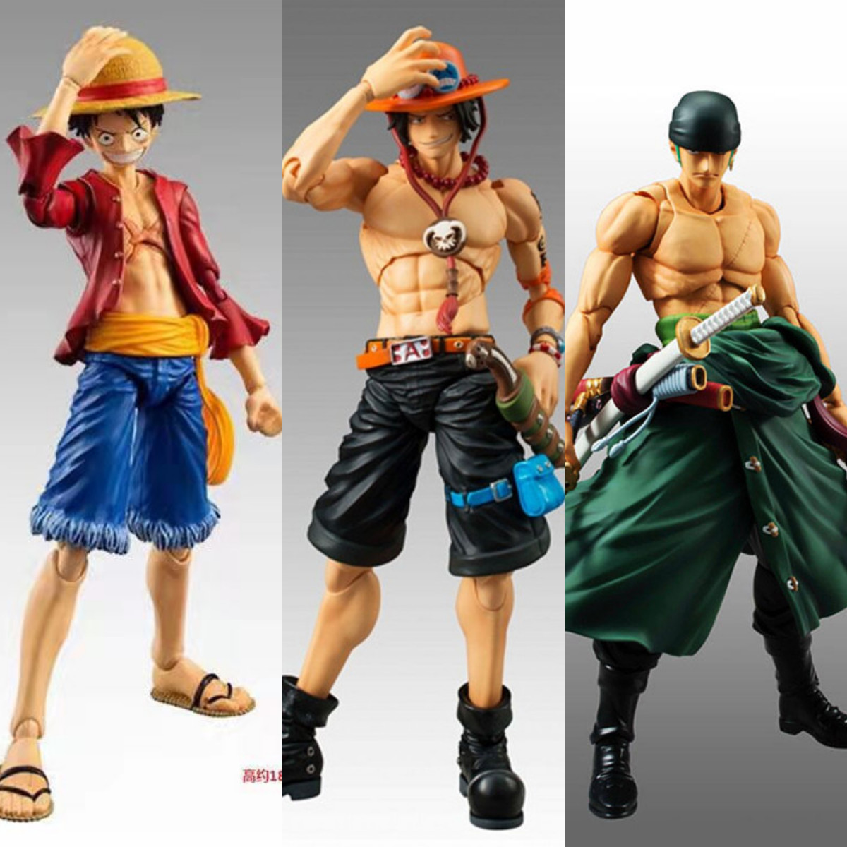动漫海贼王关节超可动人偶艾斯路飞三刀流罗罗亚索隆手办玩具礼物