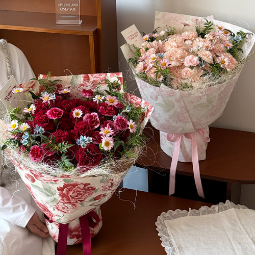 岁岁芳华系列浮雕纸鲜花束包装纸