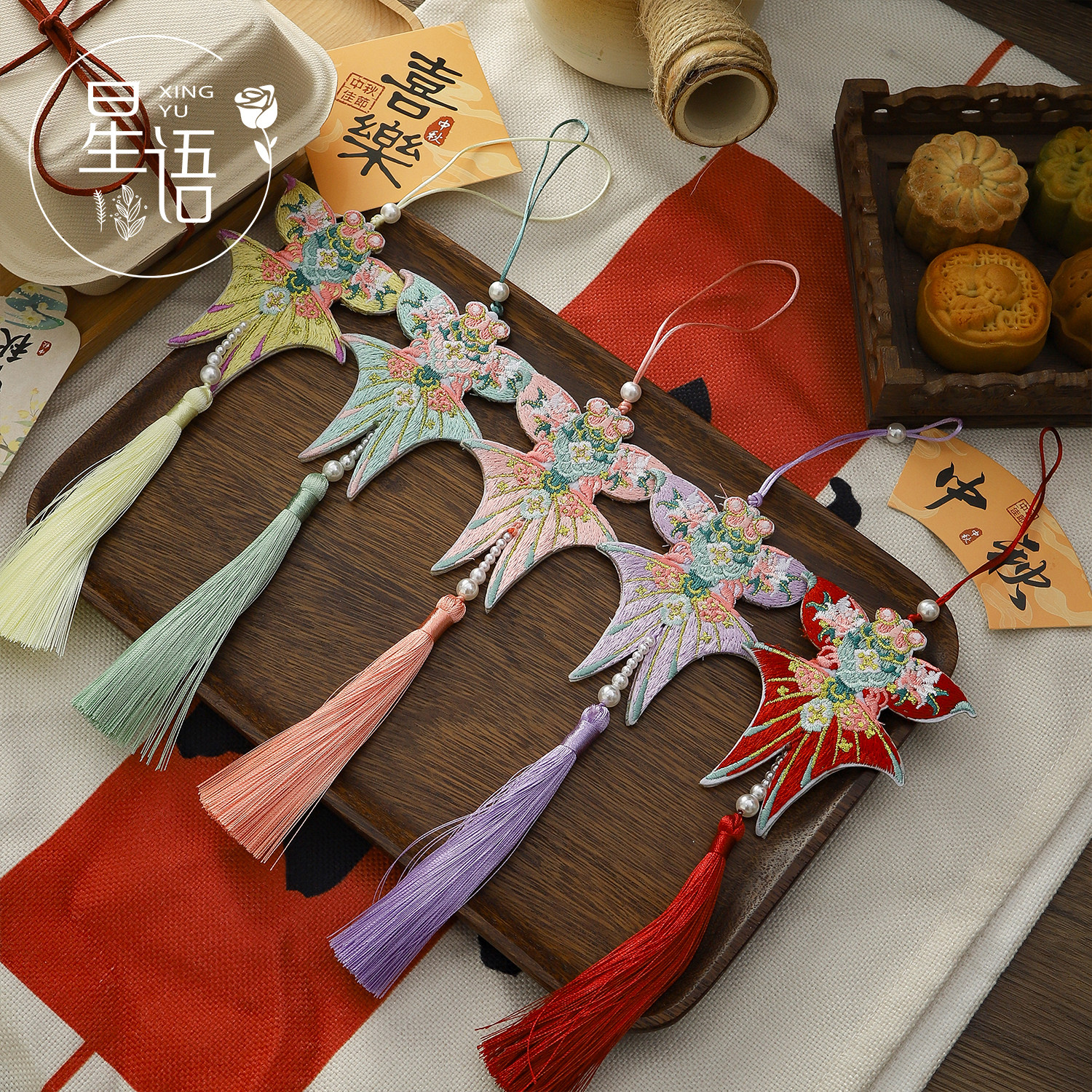 星语 国风刺绣流苏吊坠风筝鱼锦鲤挂件汉服配饰diy车载香包香囊,鲜花速递/花卉仿真/绿植园艺,花艺材料,淘宝优惠券,粉丝福利购,淘宝优惠卷