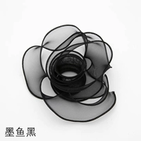 Чистая лента марли рыбьего хвоста [черная] 4 см*10 ярдов