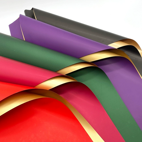 Двухцветная водонепроницаемая упаковка, цветочный магазин, увеличенная толщина, букет