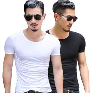 短袖 t恤潮男夏季 体恤衫 9.9元 便宜打底10块钱特价 男装 半袖 秒杀 新款