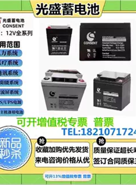 光盛蓄电池GS系列12V65AH1712AHAH24AH38AH100AH120AH机房UPS电源