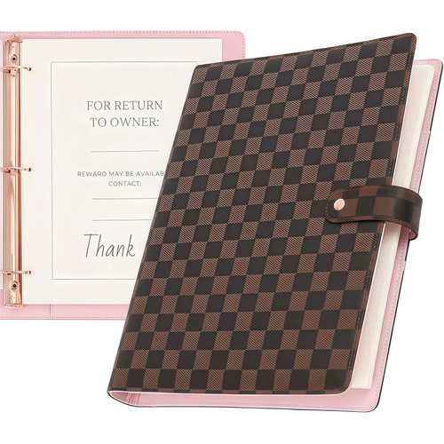 新品2026 Daily Planner with Hourly Schedule皮革每日计划本