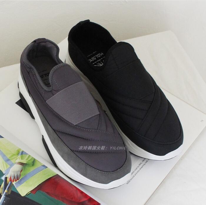 防滑保暖透气厚底女款健步鞋