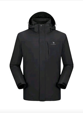 骆驼Camel户外登山冲锋衣男女三合一防水防风夹克外套A9W2141194