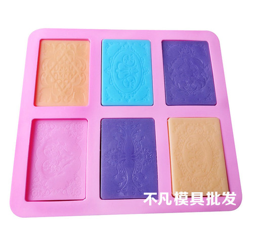 供应硅胶蛋糕模具 方形手工皂模具 方形花朵模 皇冠模具 石膏娃娃