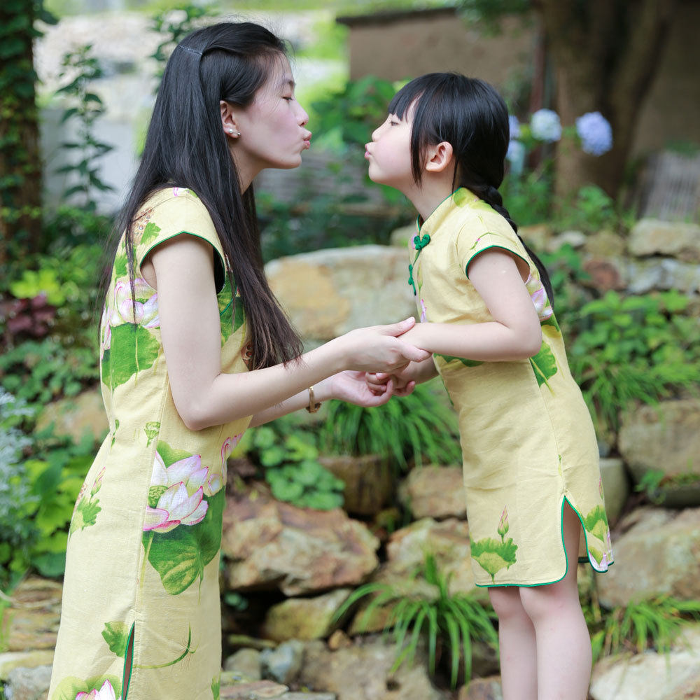 女童旗袍夏亲子装民国唐装母女装儿童连衣裙宝宝表演服中国风大码使用感如何?