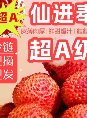 仙进奉荔枝礼盒装空运发