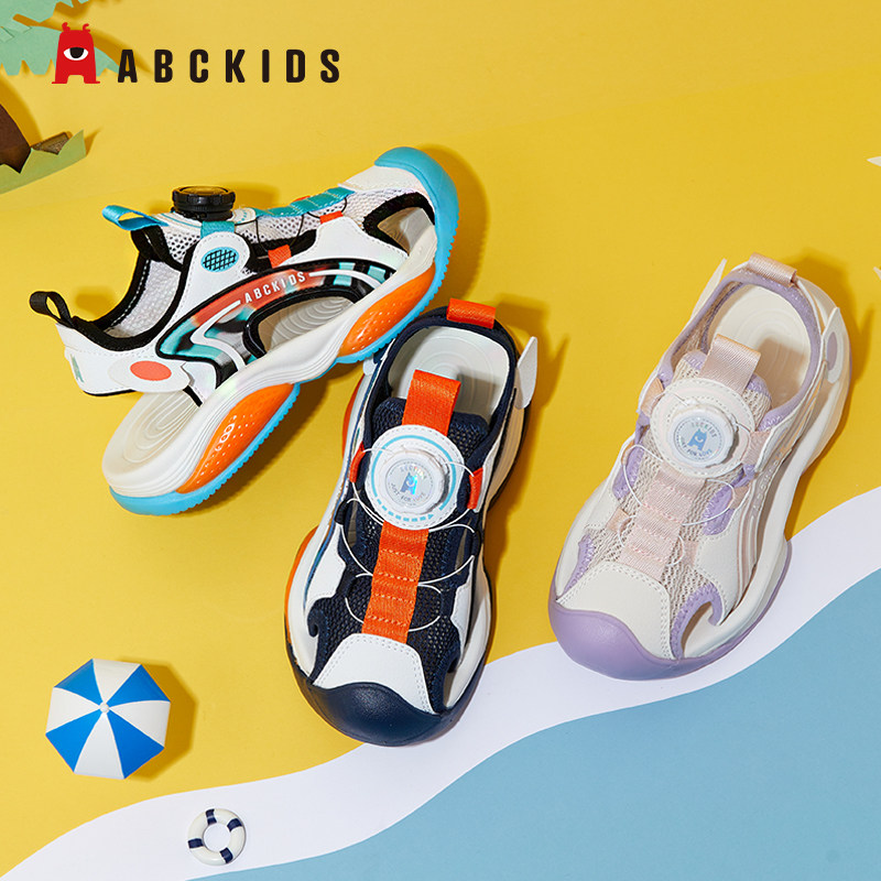 Abckids童鞋儿童凉鞋包头男女童软底耐磨夏季2026新款中大童沙滩
