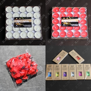 茶蜡烛浪漫求婚礼求爱表白许愿祈祷生日派对用品仿真玫瑰花朵杯子