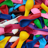 5寸加厚亚光小气球花朵球网格气球 结婚庆典礼求婚房布置装 饰