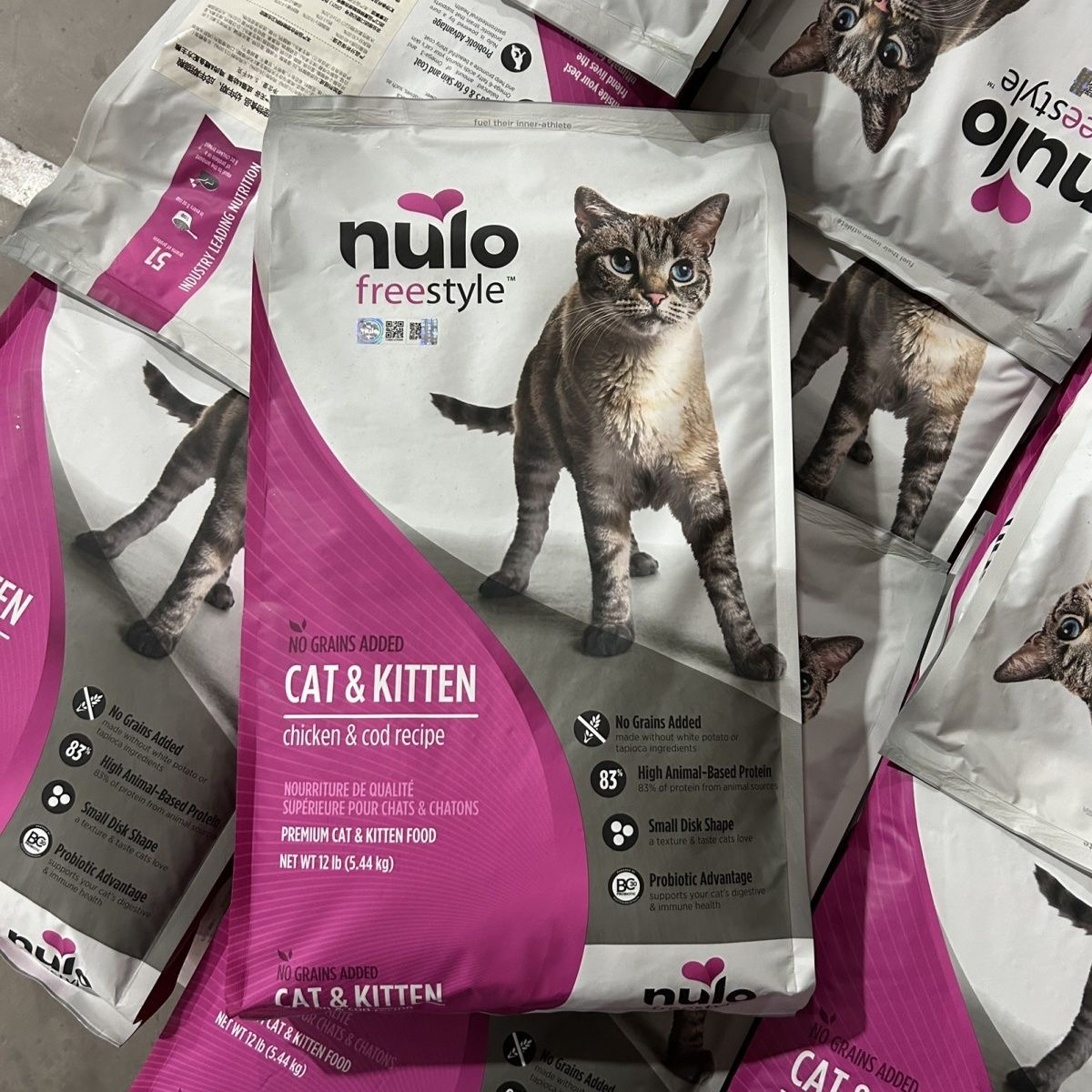 特价诺乐nulo猫粮12磅无谷鸡肉鳕鱼高适口性高蛋白进口软便克星粮