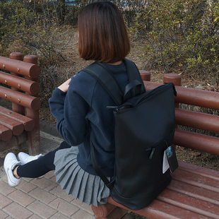 好想去你 世界爱你周依然百搭双肩包防水背包苏大恒纯色包情侣书