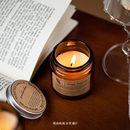 朝雨 小罐香薰蜡烛玫瑰茉莉花熏香安神助眠家用室内持久小众礼物