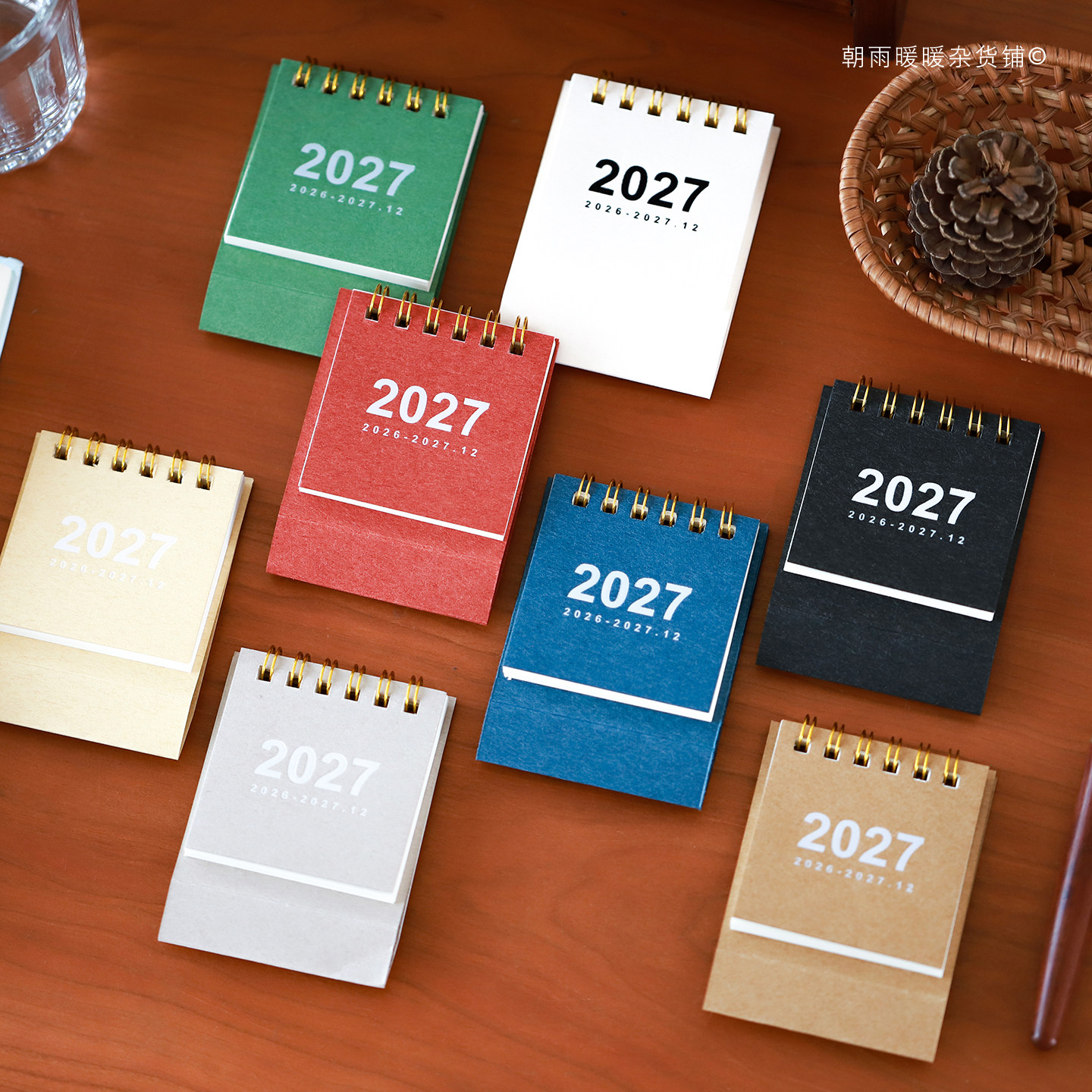 2026-2027年迷你日历ins风简约工作学习计划打卡台历桌面小摆件