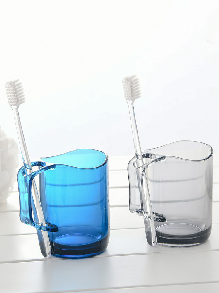 日本简约漱口杯家用刷牙杯子牙刷架创意沥水情侣洗漱杯便携式牙缸