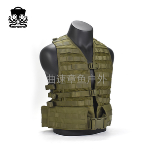 曲速章鱼复刻6SH117携行具1000D战术背心小绿人俄罗斯molle作战
