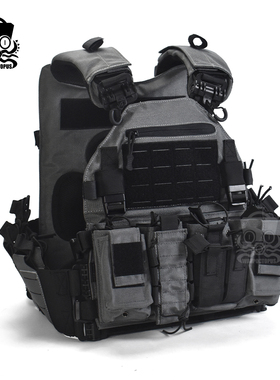 WARP新款战术背心马甲1000D户外装备4020多功能作训服cosplay全套