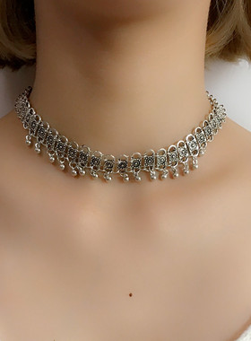 欧美复古合金配饰网红个性颈链