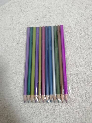 处理儿童涂鸦彩色绘画可爱金属色