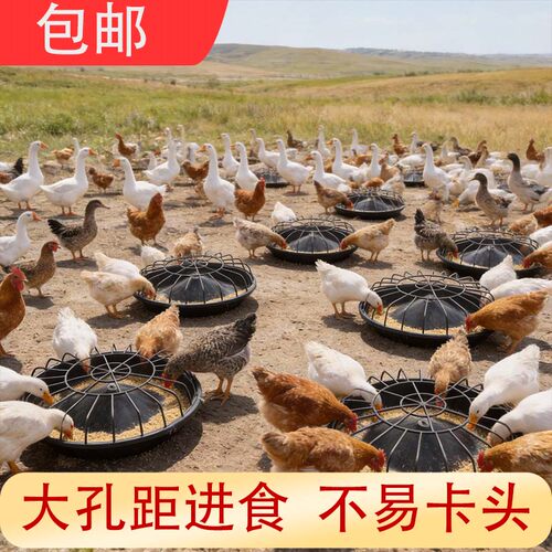 自动 加厚 喂食槽 新款 养鸡 散养 鸡鸭鹅料槽 喂鸡食槽 喝水