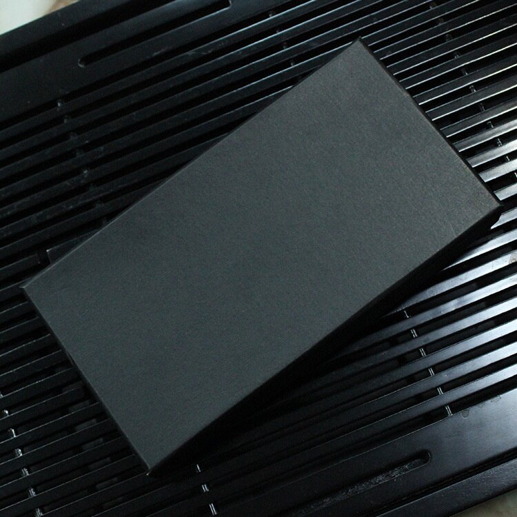 2026春夏升级版天地盖礼品盒长方形短钱包盒子黑长钱夹礼盒包装盒