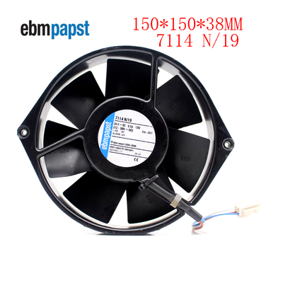 全新德国风机 TYP 7114N/19 24V 13W 三线150*38MM全金属风机风扇