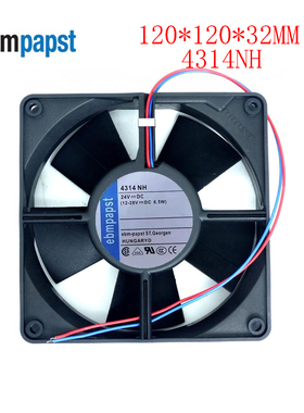 4314NH 全新原装德国进口风扇 DC24V 120*120*32mm变频器散热风扇