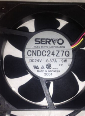 原装伺服 SERVO 12CM 12038 CNDC24Z7Q 24V 0.37A 9W 变频器风扇