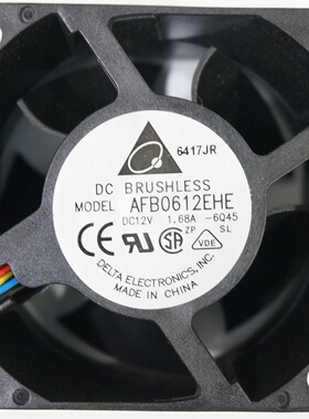 台达 AFB0612EHE 6038 6CM 12V 1.68A服务器高转速大风量暴力风扇