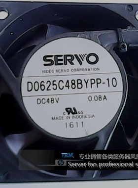 原装 伺服/SERVO D0625C48BYPP-10 6025 48V 0.08A 防水散热风扇