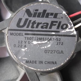 原装日电NEC NP210+投影机/仪风扇 T80T12MS10A7-52 8025 12V